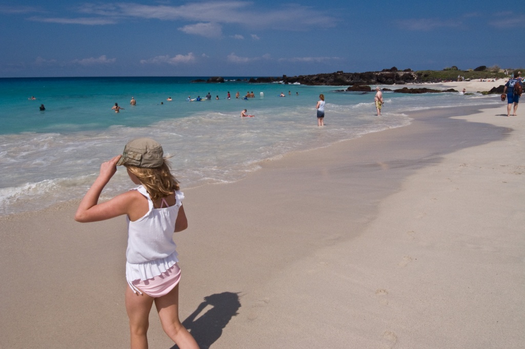 Dannica at Kua Bay beach