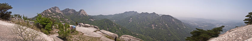 Wonhyobong Peak Panoramic photo