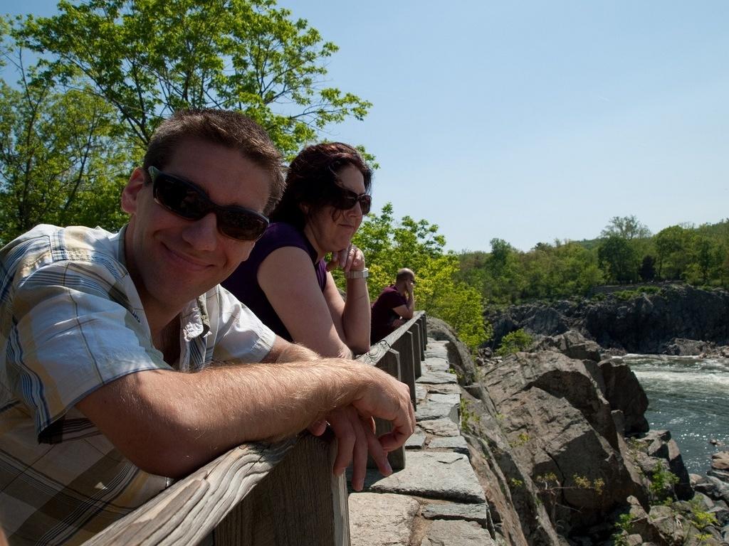 Mani and Anna at Great Falls