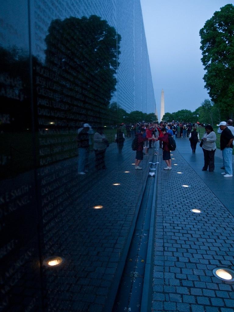 The Vietnam Veterans Memorial Wall