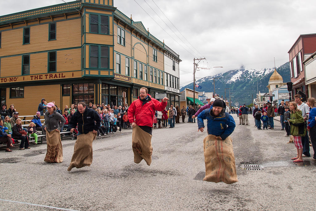 Sack race