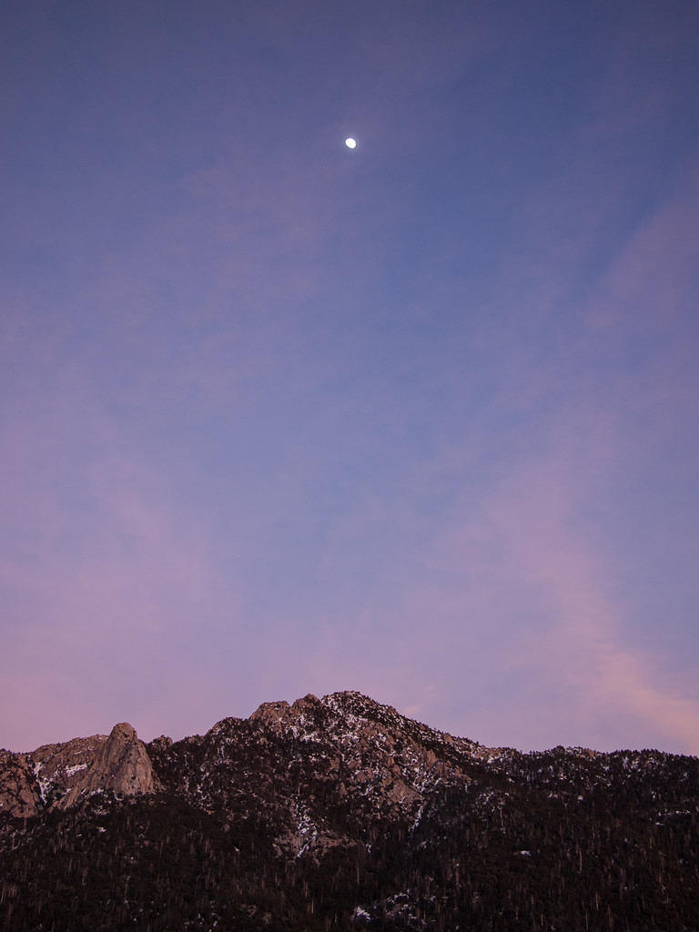 Tahquitz and the moon