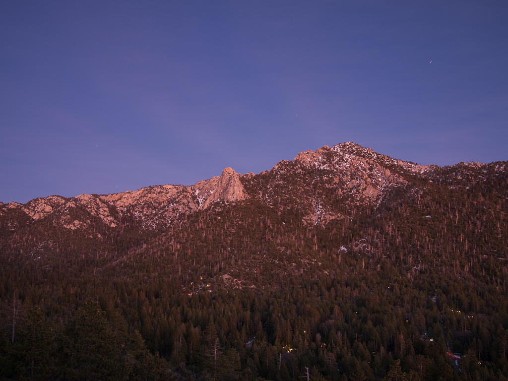 Dusk on Idyllwild