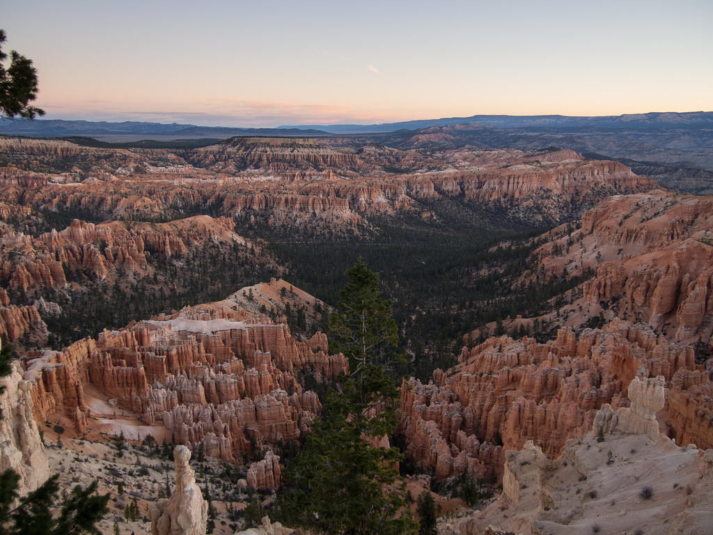 Dawn view of Bryce