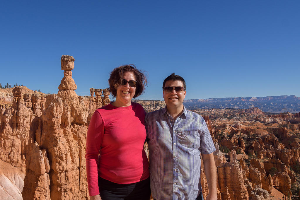 Anna and Chris at Thor's Hammer