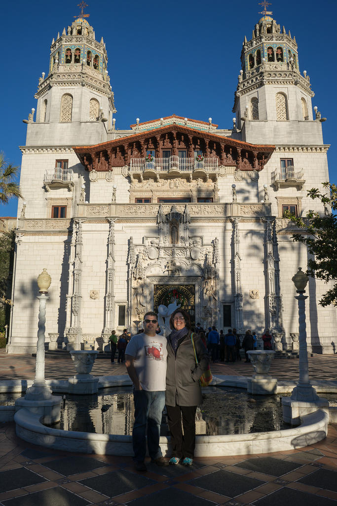 Chris and Anna at Hearst Castle