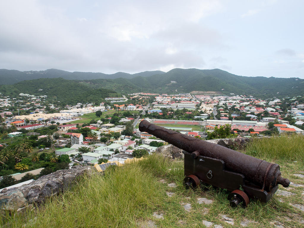 Cannon overlooking Marigot