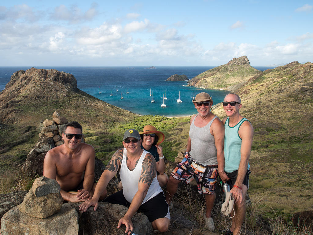 Group shot on Île Fourchue