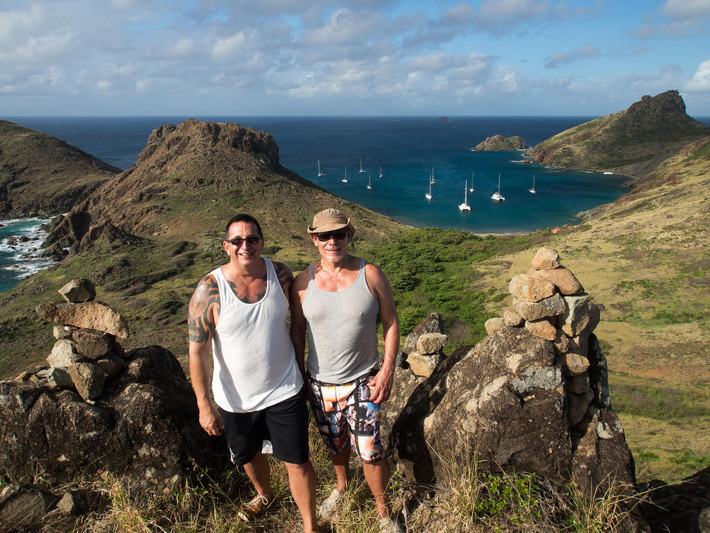 Mike and Louis on Île Fourchue