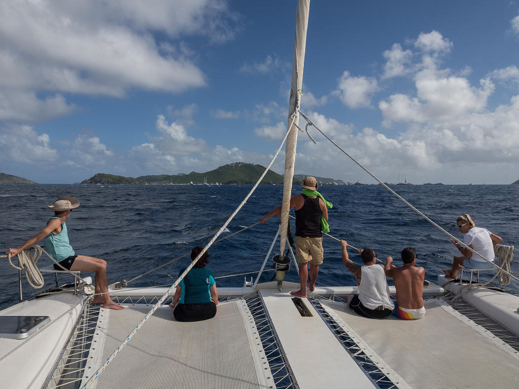 Headed towards St Barths