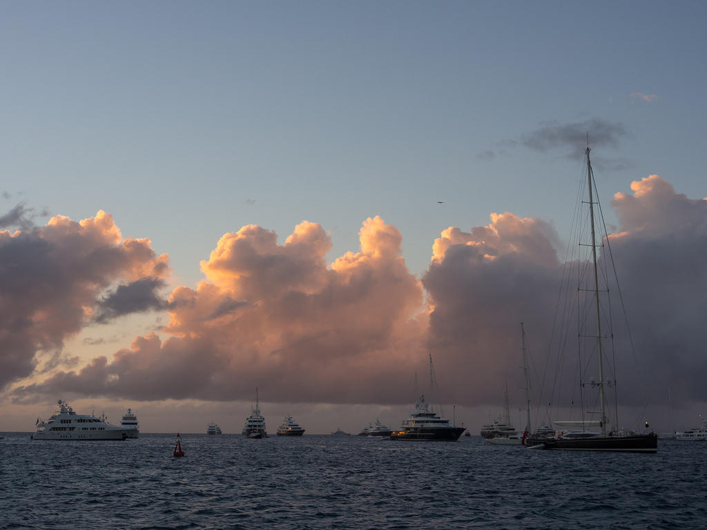 Sunset on the water