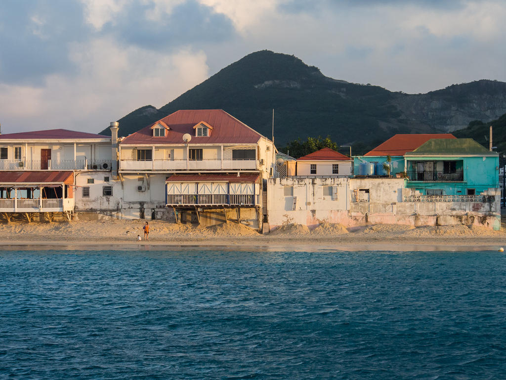 Beach walking at Grand Case