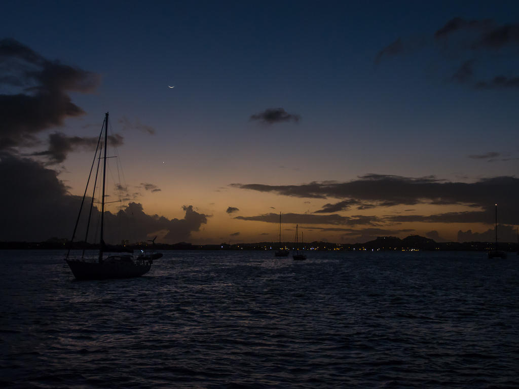 Dusk in Marigot