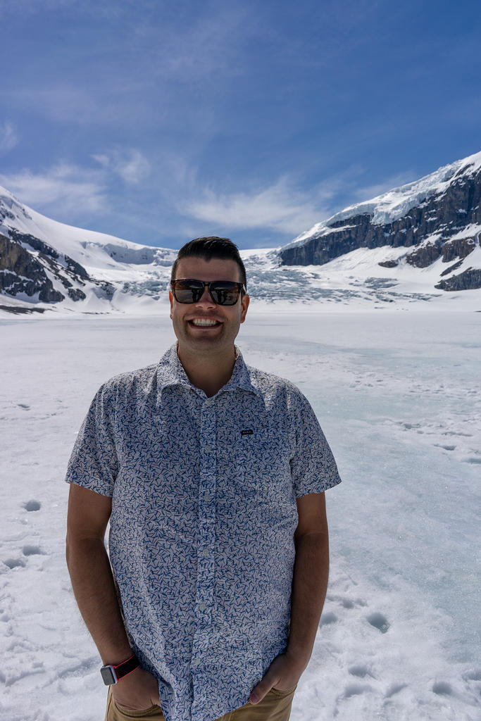 On the glacier