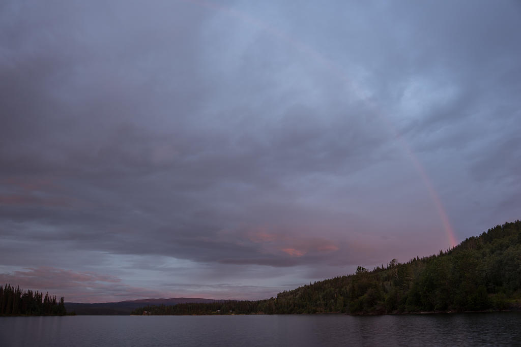 Sunrise rainbow