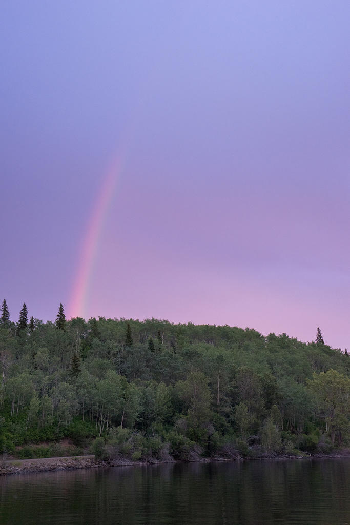 Evening rainbow