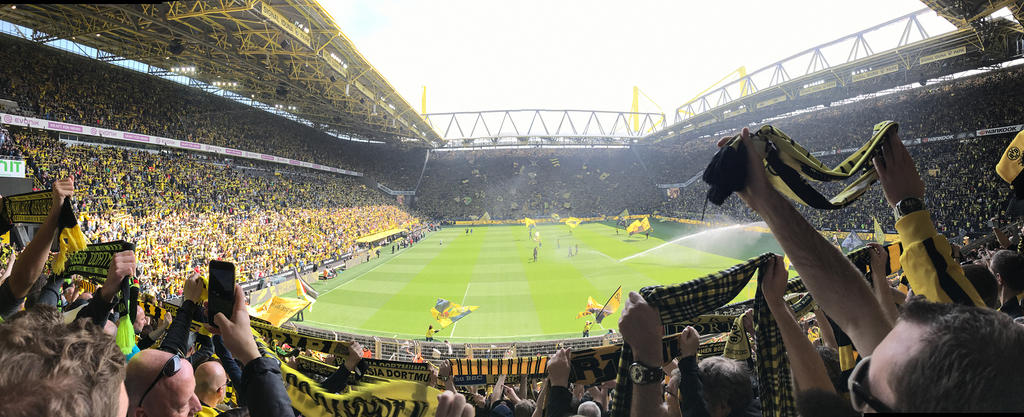 Borussia view from nordtribune