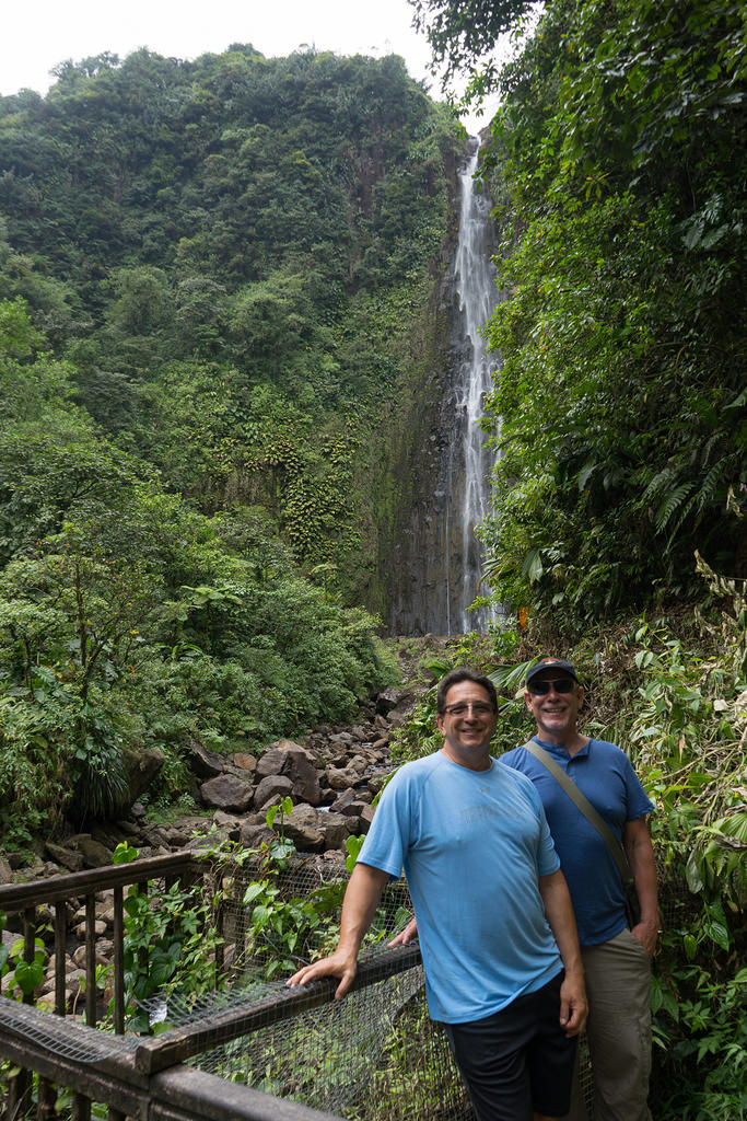 Mike & Luis at Les Chutes du Carbet