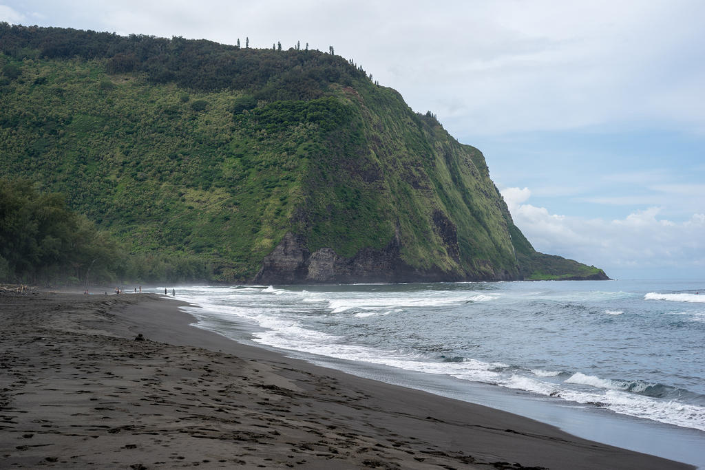 Waipi'o Black Sand Beach