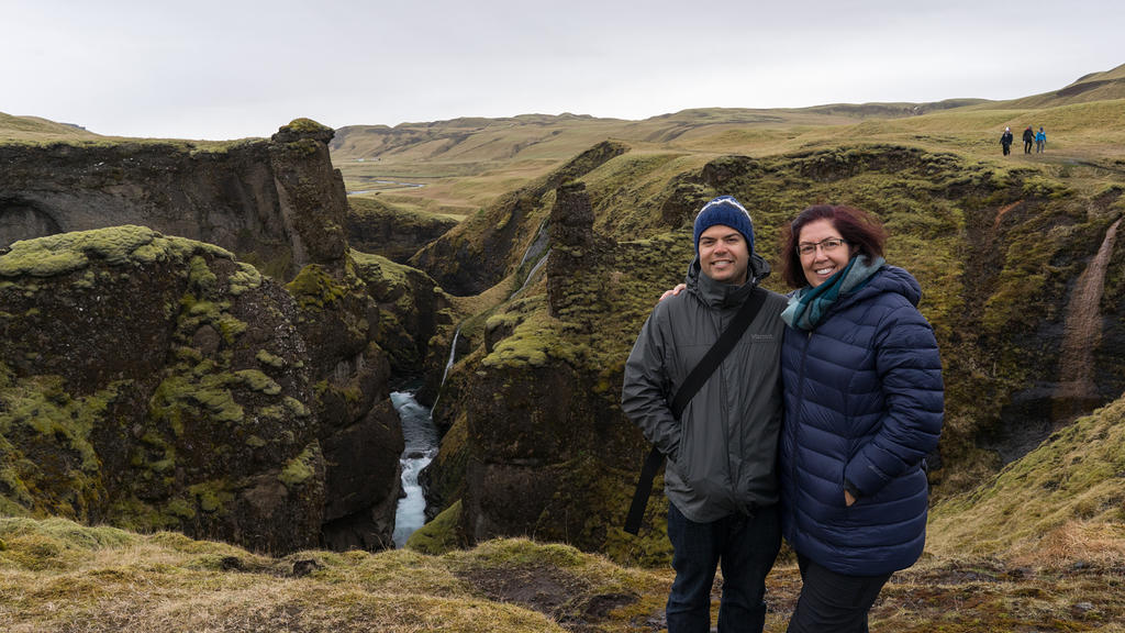 Chris & Anna at Fjaðrárgljúfur