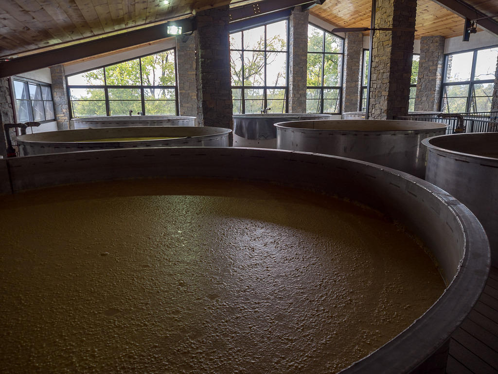 Yeast has a great view at Willett Distillery