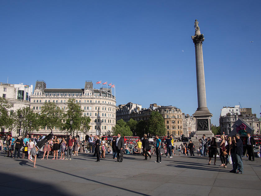 Performing in Trafalgar Square