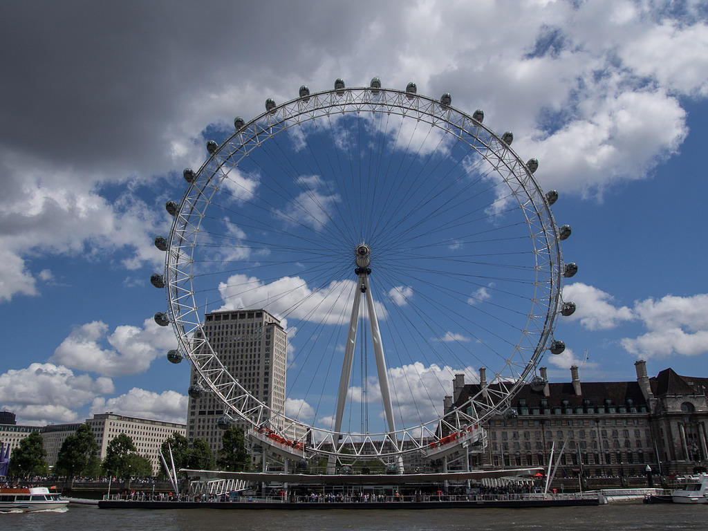 London Eye from the river