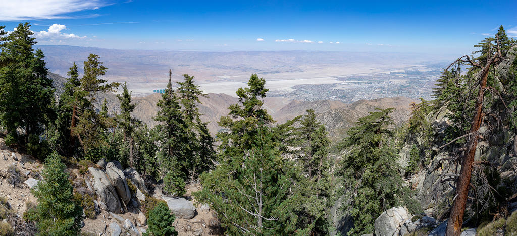 Palm Springs view from the tram station