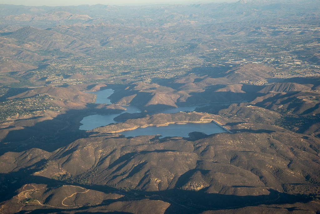 Olivehain dam & reservoir, Lake Hodges