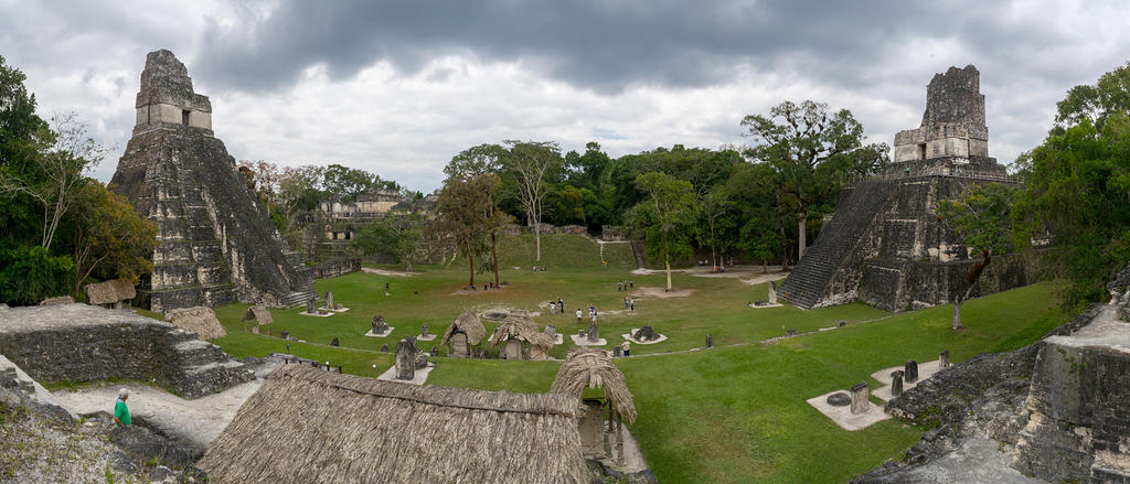 Tikal Temple I & II from North Acropolis