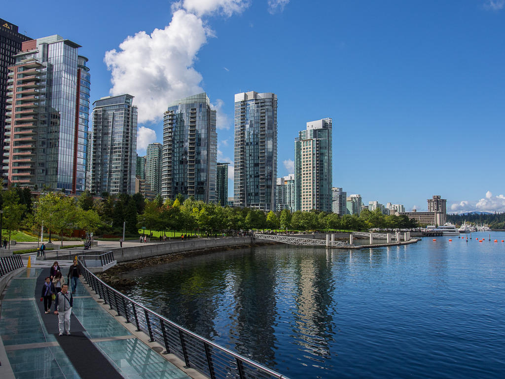 Vancouver harbour skyline