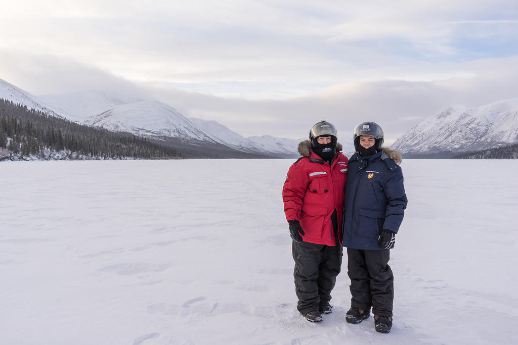 Anna and Chris on Fish Lake