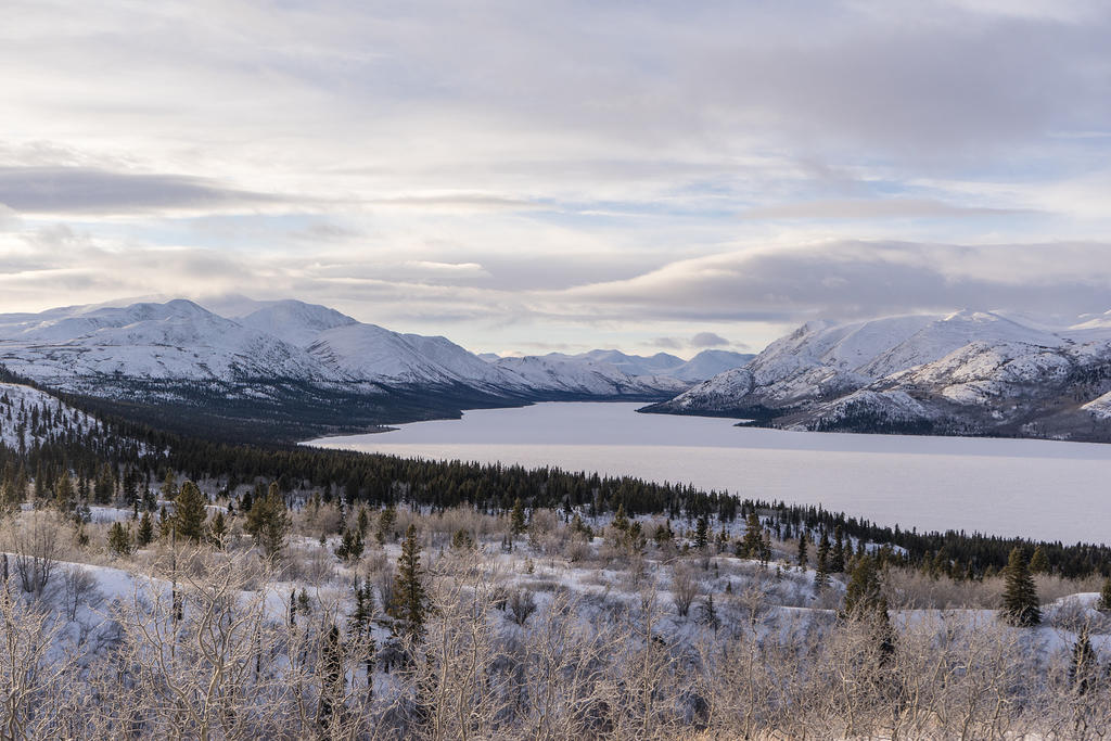 View of Mt Granger, Bonneville Peak, and Fish Lake