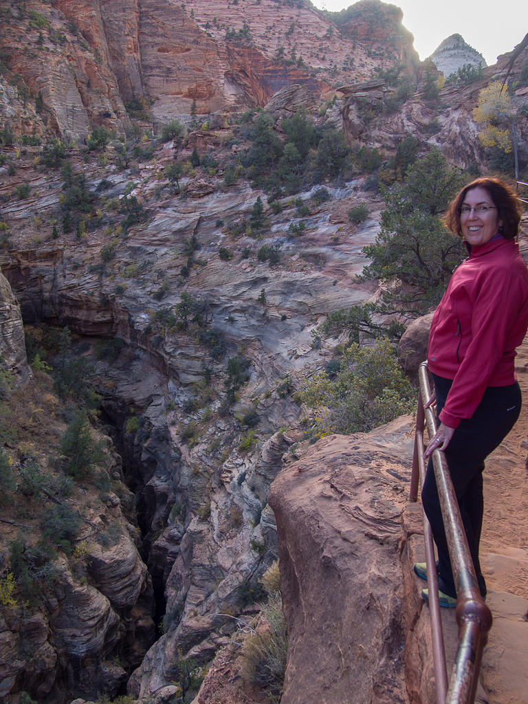 Anna on Zion Canyon Overlook Trail