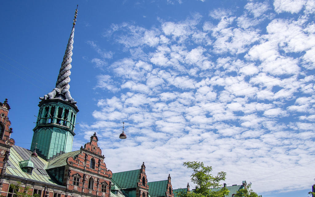 Twisted Steeple of Borsen - the old stock exchange