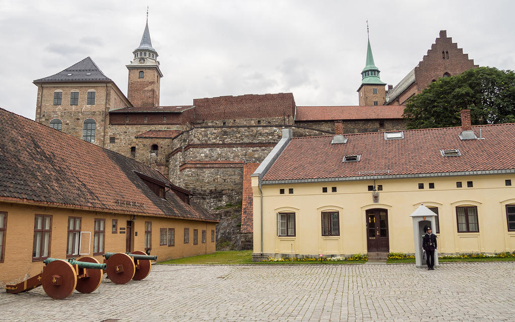 Akershus Fortress guard duty