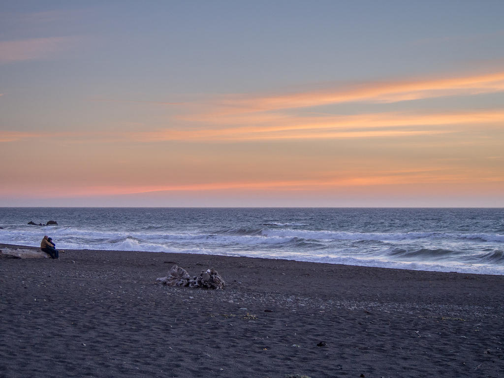 Sunset at the beach