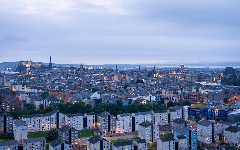 Edinburgh at dusk