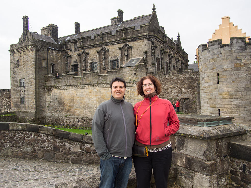 Chris and Anna at Stirling Castle