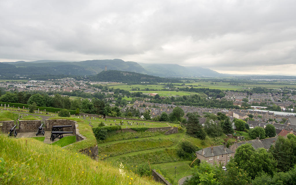 Overlooking the Wallace Monument