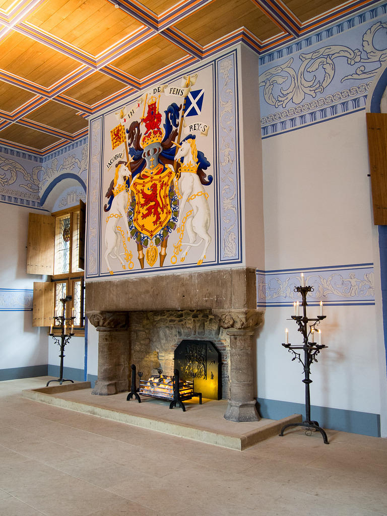 Restored interior at Stirling Castle