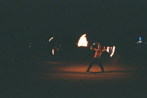 Fire dancers