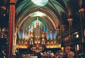 Montreal's Notre Dame Cathedral