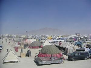 A view over Black Rock City