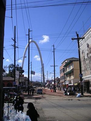 Shopping and the Tijuana arch