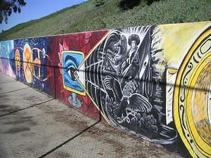 Handball murals in Chicano Park