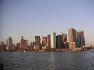 NY skyline from the ferry