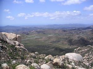 The view from half way up Iron Mountain