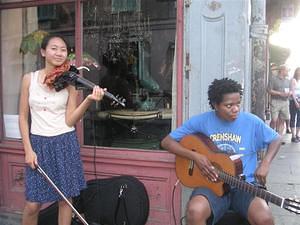 New Orleans street musicians