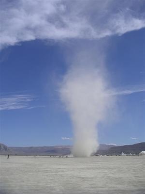 Playa dust devil